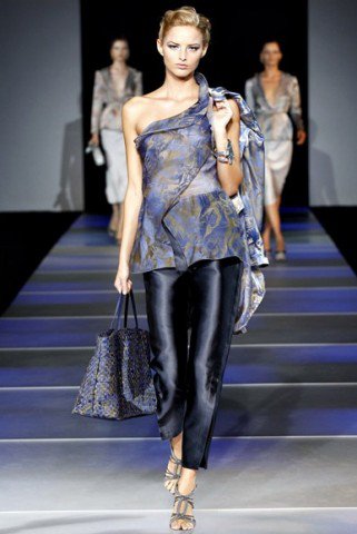 Milan Fashion Week:  Giorgio Armani 2012-es kollekciója -  -  - divat, Giorgio Armani, kollekció, Milan Fashion Week, 