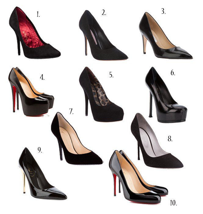 A leggyönyörűbb feketék - DIVAT&STÍLUS - Stílusiskola - ++++++++Sergio+Rossi, +++++++magassark%C3%BA, ++++++cip%C5%91, +++++fekete, ++++high+heels, +++kis+fekete, ++Louboutin, +platform, pump, 