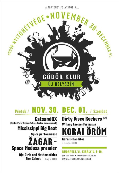 Azt hittük vége, mégis újra él! - STYLELIFE - Fesztelen mindennapok - Gödör Klub, koncert, Mississippi Big Beat, Müller Péter Sziámi, Zagar, 