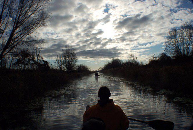 Mínuszban is lehet vízitúrázni - Utazás -  - Hévíz-patak, misztikus hangulat, termálfürdő, vízitúra, 