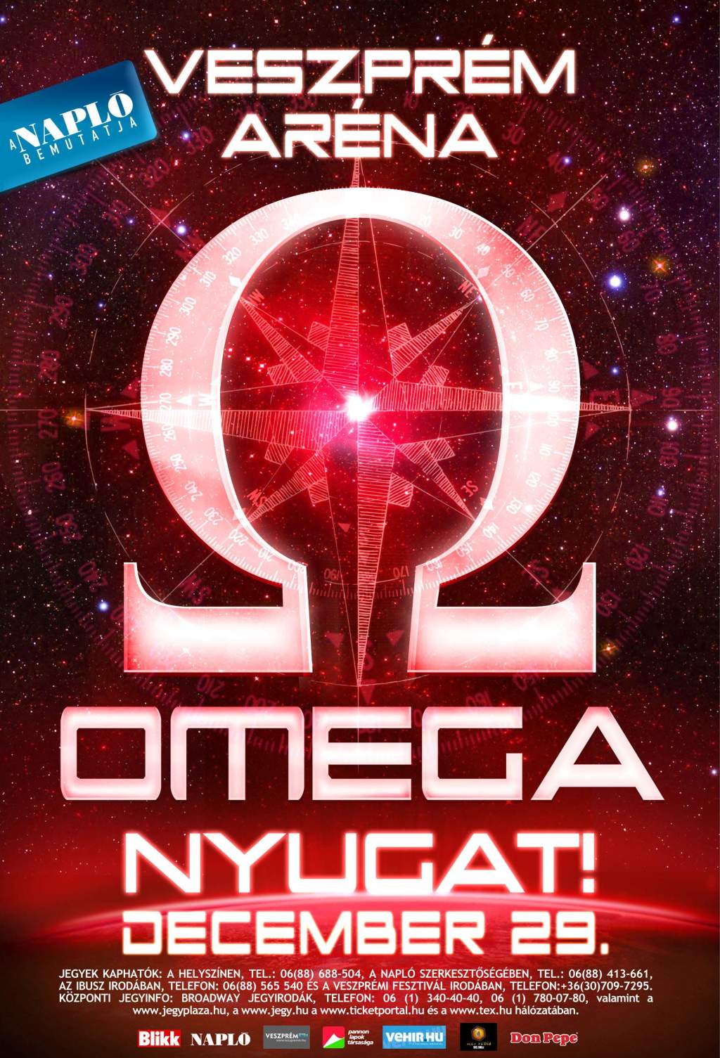 Az Omega Veszprémben és Debrecenben zárja a jubileumi évet - STYLELIFE - Fesztelen mindennapok - Debrecen, Főnix Csarnok, Jubileumi Turné, Omega,, Veszprém Aréna, 