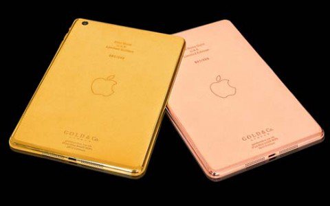 24-karátos iPad Mini - Otthon & Design -  - apple, arany, dubai, iPad Mini, 