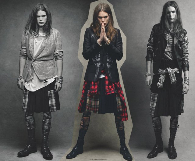 Férfiak szoknyában - Hírek  -  - férfi szoknya, Givenchy, Kanye West, Kanye West szoknyája, koncert, 