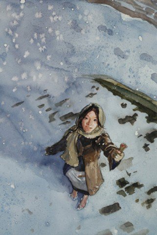 Az angyalok egyszer a földön jártak -  -  - gyufaárus lány, kékharisnya, lelki társ, 