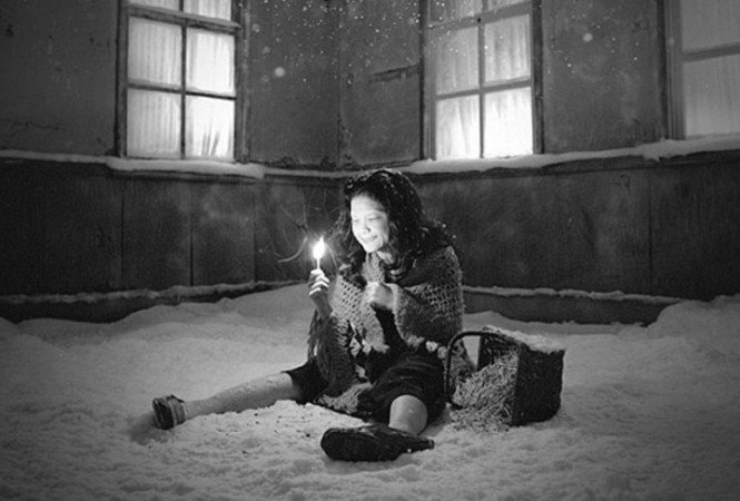 Az angyalok egyszer a földön jártak -  -  - gyufaárus lány, kékharisnya, lelki társ, 