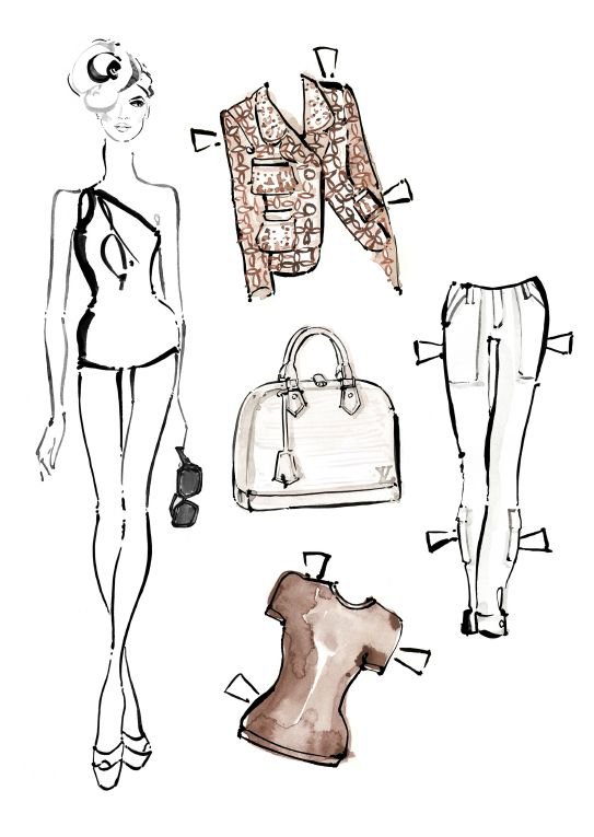 Louis Vuitton öltöztető babái -  -  - louis vuitton, 