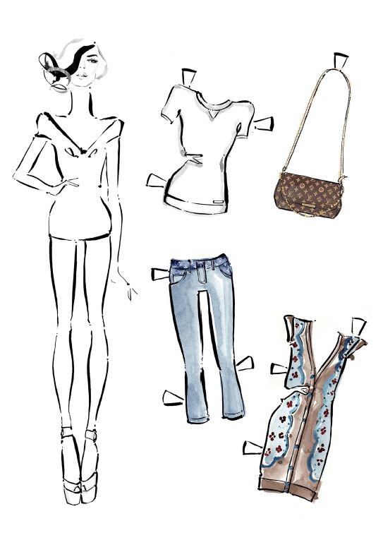 Louis Vuitton öltöztető babái -  -  - louis vuitton, 