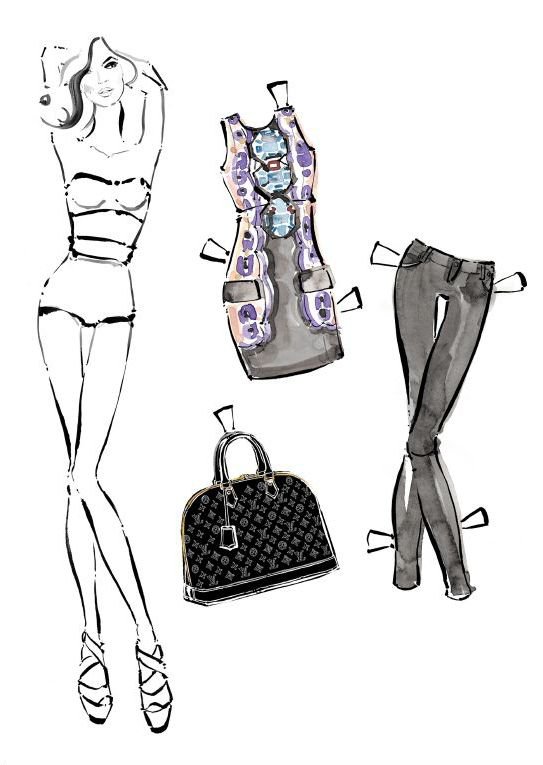 Louis Vuitton öltöztető babái -  -  - louis vuitton, 