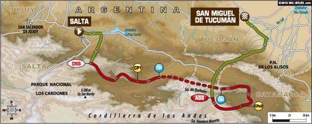 DAKAR 2013 - 8.nap -  -  - carlos sainz, dakar 2013, de rooy, stephane peterhansel, szalay balázs, 