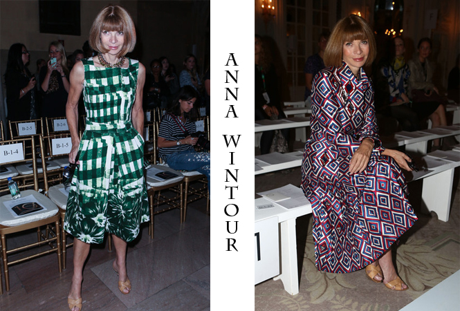 Puccba vágva tavaszra - DIVAT&STÍLUS - Hírek  - Anna Wintour, catwalk, divatbemutató, Fashion week 2013, front row, Rachel Zoe, 