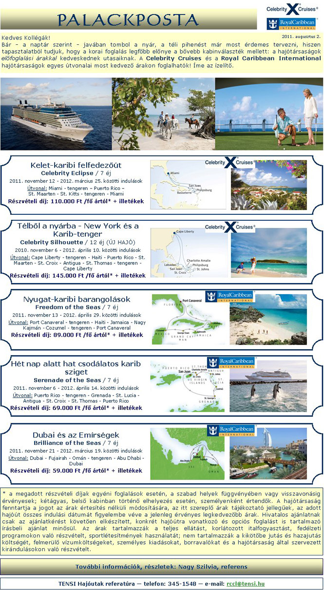 Elérhető téli álom: kedvezményesek a Karib-tengeri hajóutak -  -  - hajóut, Karib-tenger, luxus, utazás, 