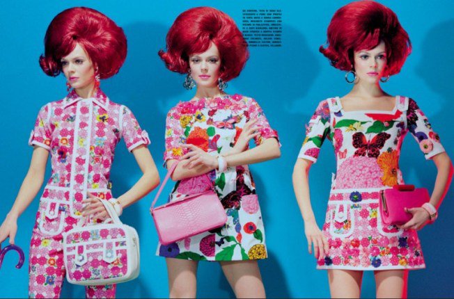 Az élő próbababák sosem alszanak el - DIVAT&STÍLUS - Hírek  - photoshoot, próbababa, Rajzák Kinga, retro, Vogue Italy, 