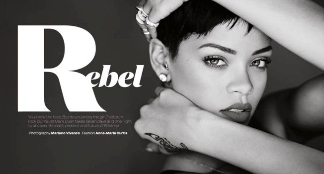Rihanna, a rebellis cicalány - DIVAT&STÍLUS - Hírek  - Elle UK, photoshoot, Rihanna, riport, 