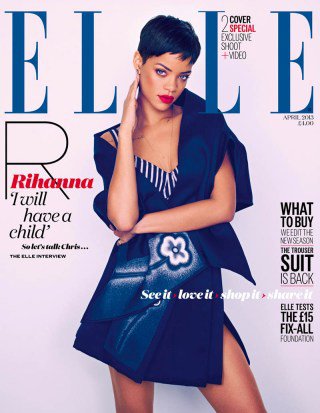 Rihanna, a rebellis cicalány - DIVAT&STÍLUS - Hírek  - Elle UK, photoshoot, Rihanna, riport, 