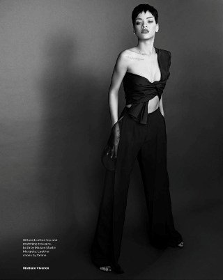 Rihanna, a rebellis cicalány - DIVAT&STÍLUS - Hírek  - Elle UK, photoshoot, Rihanna, riport, 