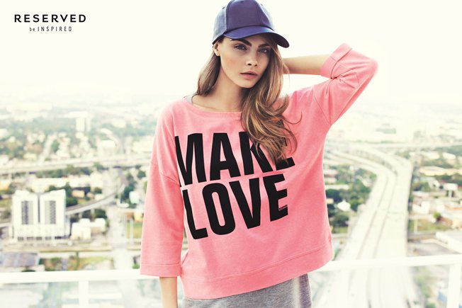 Cara Delevigne Reservedben jött el hozzánk - DIVAT&STÍLUS - Hírek  - Cara Delevigne, fashion2013 spring, Mom Park, Reserved, 