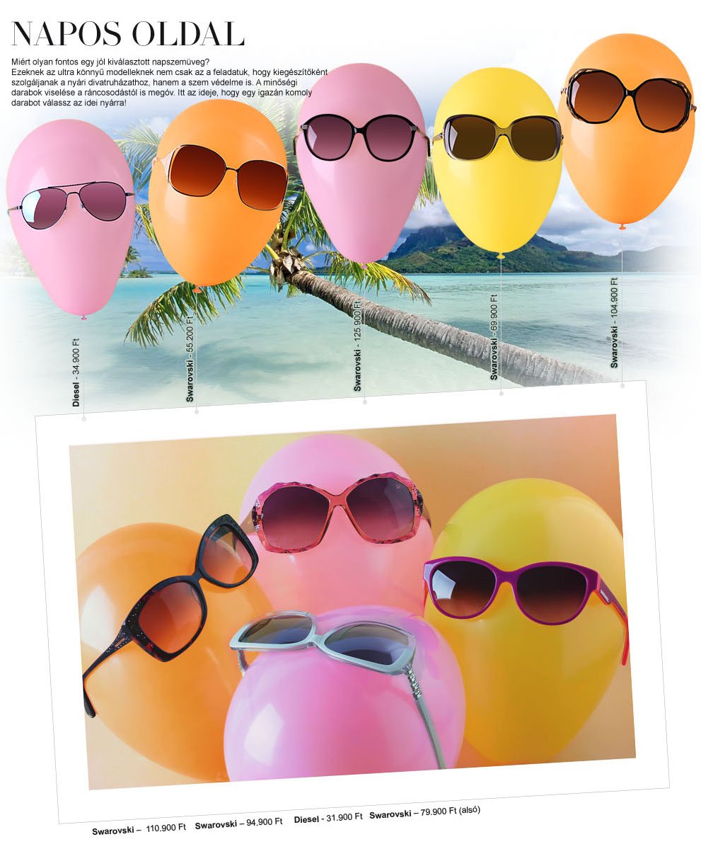 Napos oldal - Stílusiskola -  - diesel, napszemüveg, swarovski, 