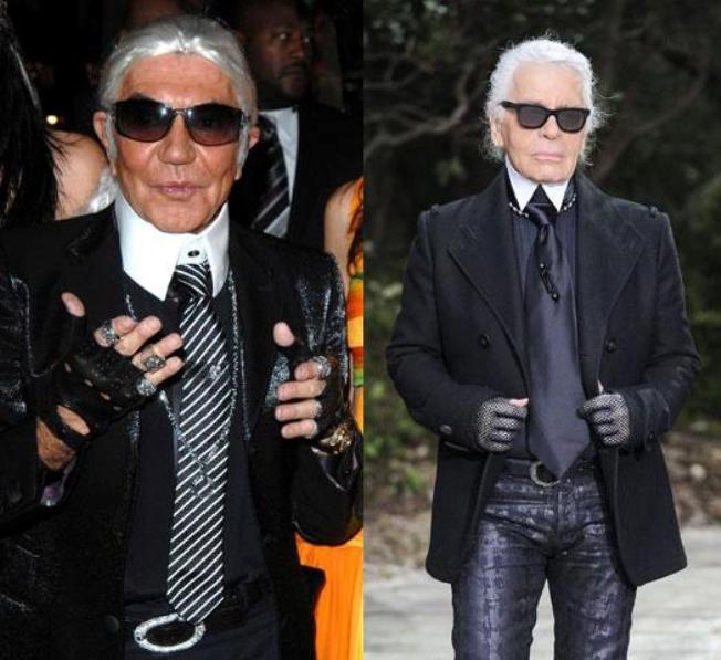 Lagerfeld egyszerűen nevetséges - DIVAT&STÍLUS - Hírek  - beszólás, Chanel, Karl Lagerfeld, Roberto Cavalli, 
