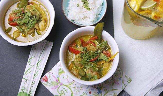 Zöld curry rákkal - STYLELIFE - Gasztronómia - garnéla, mosoly bisztró, rákételek, thai konyha, zöld curry, 
