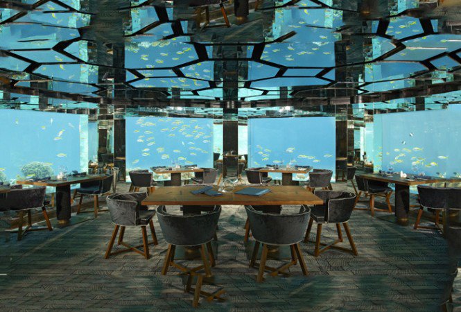 Sea víz alatti étterem – Anantara, Kihavah – Maldív-szigetek - Fesztelen mindennapok -  - 