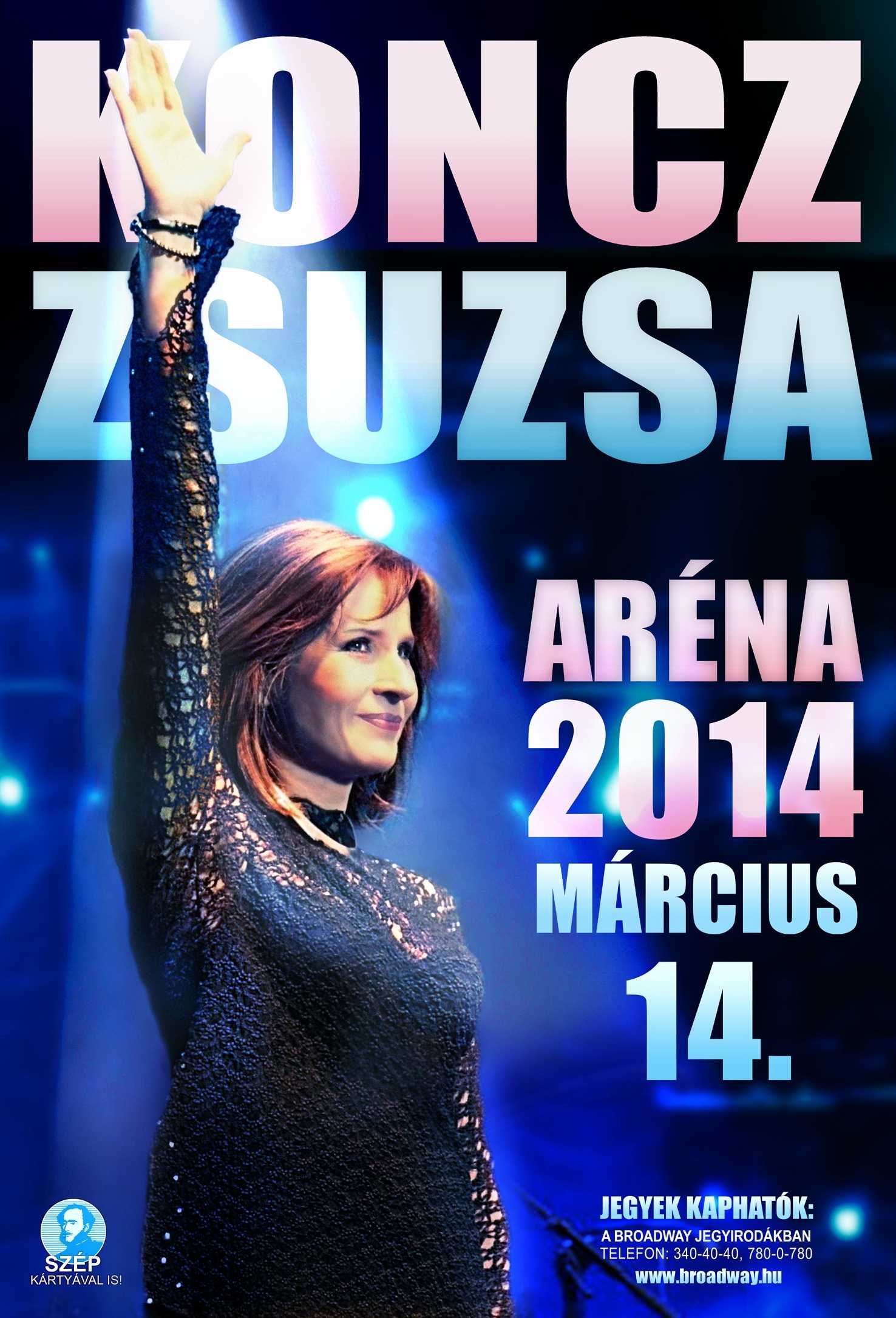 Koncz Zsuzsa nagykoncert az Arénában - STYLELIFE - Rendezvények - Aréna, koncert, Koncz Zsuzsa, 