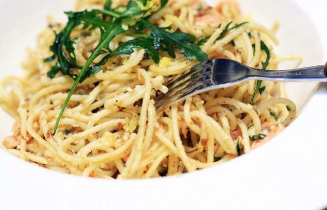 Mai mosoly: lazacos spagetti-favorit - STYLELIFE - Gasztronómia - mosoly bisztró, tésztarecept, 