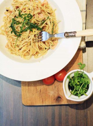 Mai mosoly: lazacos spagetti-favorit - STYLELIFE - Gasztronómia - mosoly bisztró, tésztarecept, 