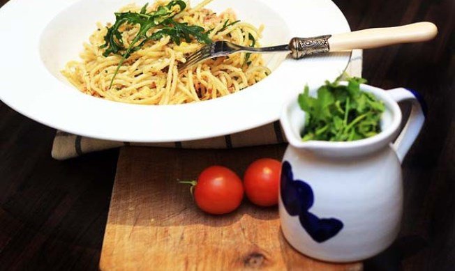 Mai mosoly: lazacos spagetti-favorit - STYLELIFE - Gasztronómia - mosoly bisztró, tésztarecept, 