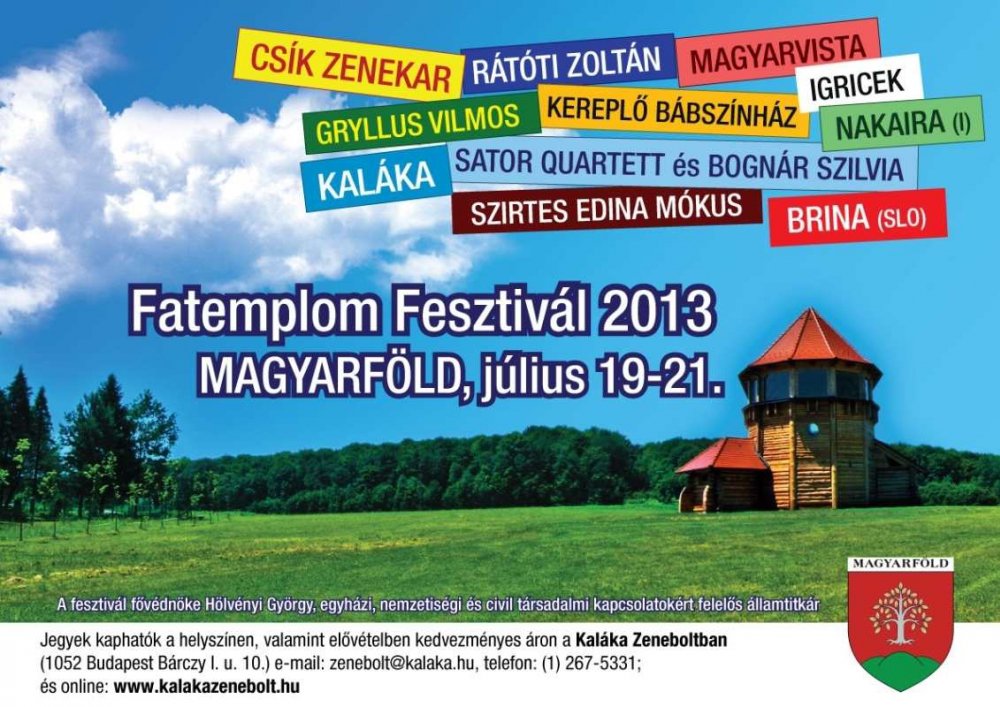 Fatemplom Fesztivál 2013 - STYLENEWS - Rendezvények - fesztivál, Fetemplom Fesztivál, 