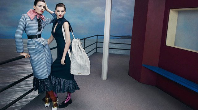 Miu Miujság? - DIVAT&STÍLUS -  - adriana lima, georgia may jagger, miu miu kampány 2013, 