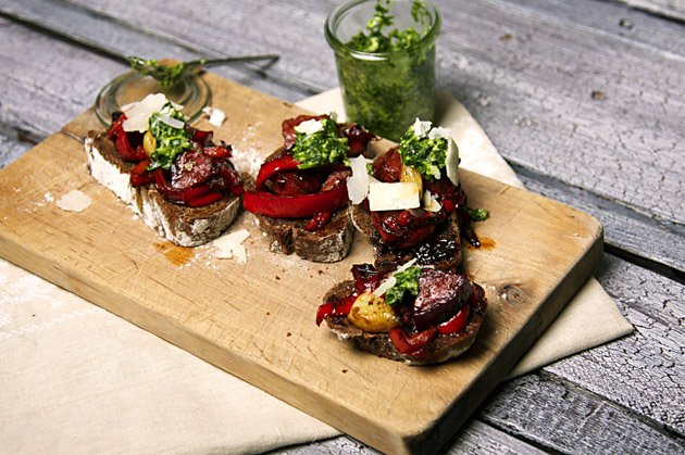 Mai mosoly: chorizzos szendvics - STYLELIFE - Gasztronómia - medvehagyma, mosoly bisztro, 