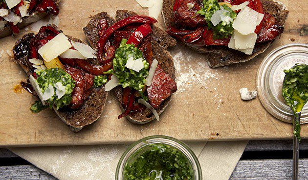 Mai mosoly: chorizzos szendvics - STYLELIFE - Gasztronómia - medvehagyma, mosoly bisztro, 