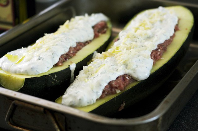 Mai mosoly: töltött cukkini - STYLELIFE - Gasztronómia - mosoly bisztró, recept, töltött cukkini, 