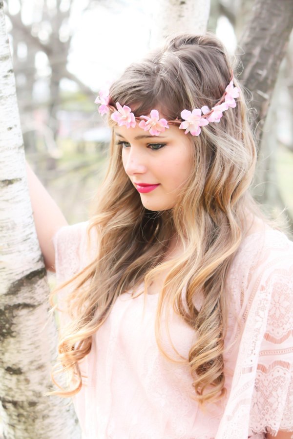 Virágos esküvői hajfonatok - Esküvő -  - esküvő, 