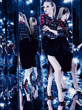Rosie és a tükröm-tükröm - DIVAT&STÍLUS -  - editorial, numero, rosie huntington whiteley, 