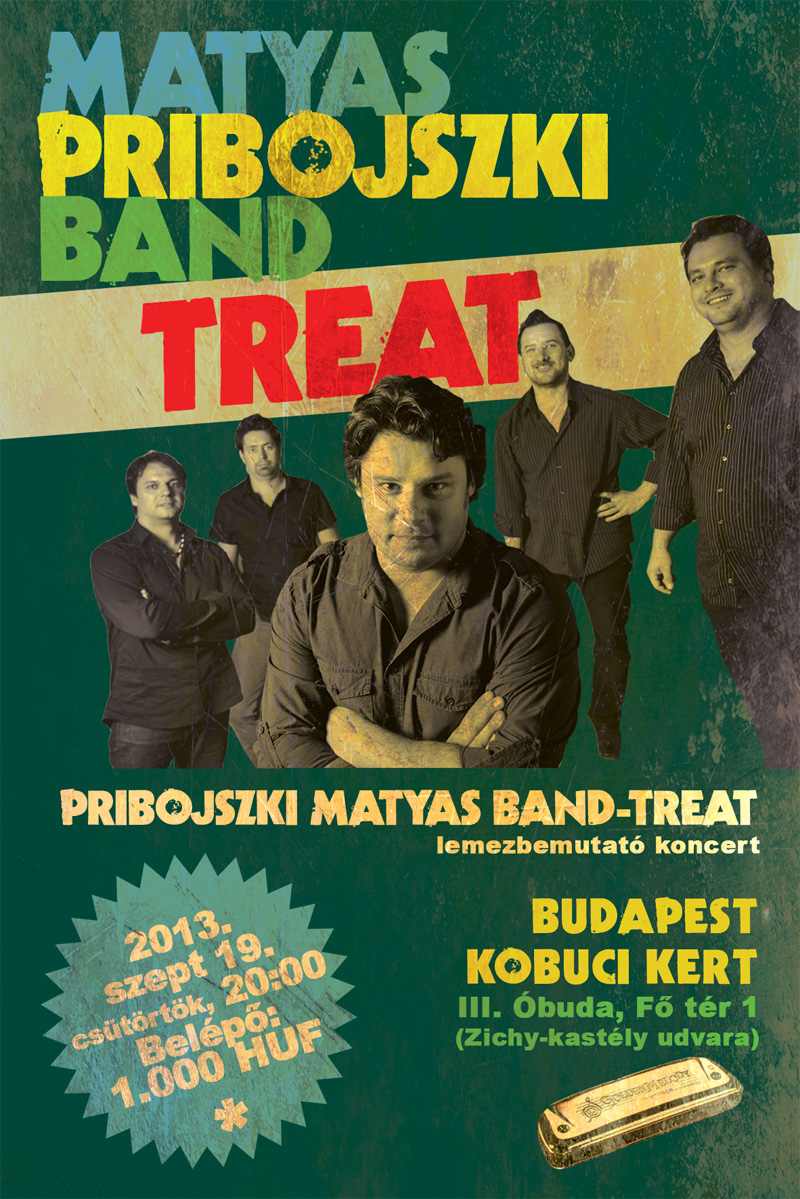 Te tudod mi lesz szeptember 19-én? - STYLENEWS - Rendezvények - Kobuci kert, koncert, Pribojszki Mátyás Band, 