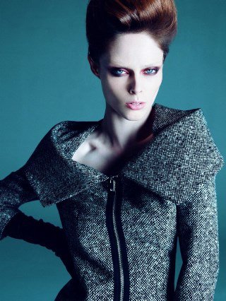 Rozsda és kék - DIVAT&STÍLUS -  - coco rocha, editorial, schon, 