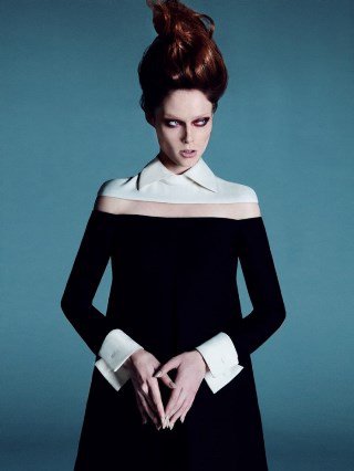 Rozsda és kék - DIVAT&STÍLUS -  - coco rocha, editorial, schon, 