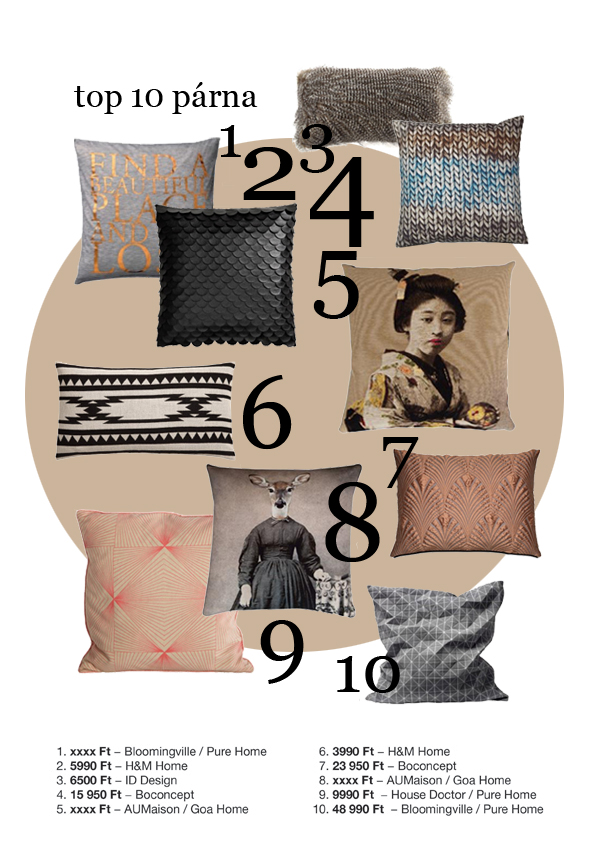 Top 10 Párna - STYLELIFE - Otthon & Design - párnák, top 10, 