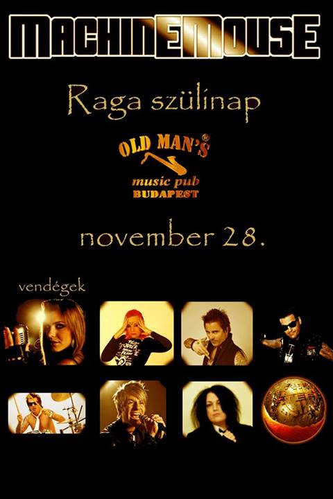 Sztárok köszöntik a Machine Mouse dobosát! - STYLENEWS - Rendezvények - koncert, Machine Mouse, Ragadics Csaba, 