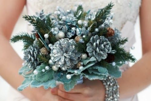 Jégkirálynő esküvői csokrok - STYLELIFE - Esküvő - esküvő, esküvői csokor, téli esküvő, 