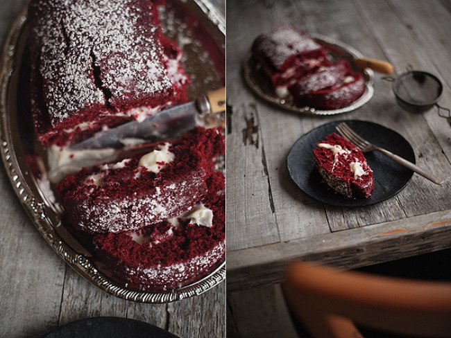 Mennyei fehércsokis piskótarolád - Gasztronómia -  - az én konyhám, recept, red velvet piskótarolád, sütemény, 