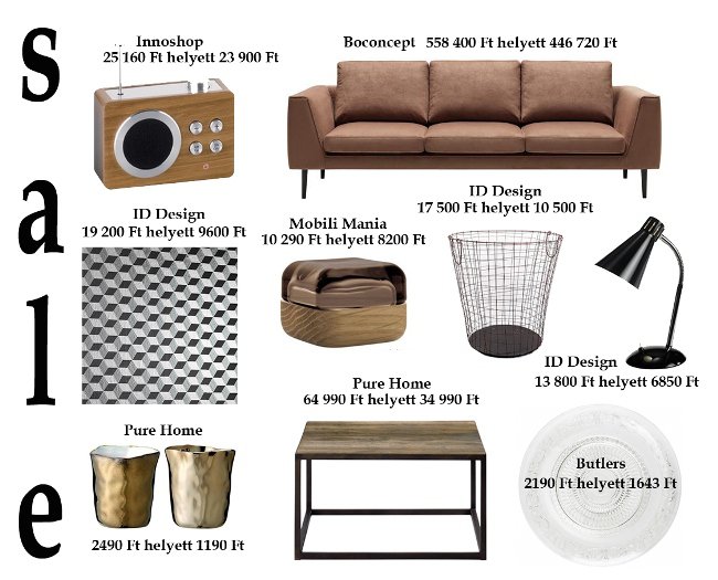 Januári SALE - STYLELIFE - Otthon & Design - lakberendezési kiegészítők, leértékelés, stílusos tárgyak, 