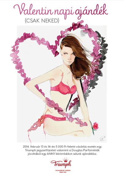 Szerelemre készült - Hírek  -  - fehérnemű, Triumph, valentin nap, 