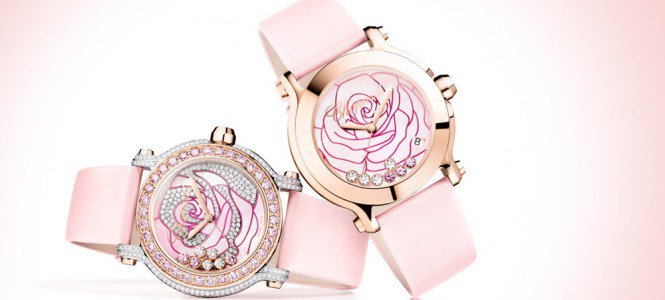 Chopard Happy Sport La Vie En Rose karórák -  -  - Chopard Happy Diamond Sport, luxlife, óra, 
