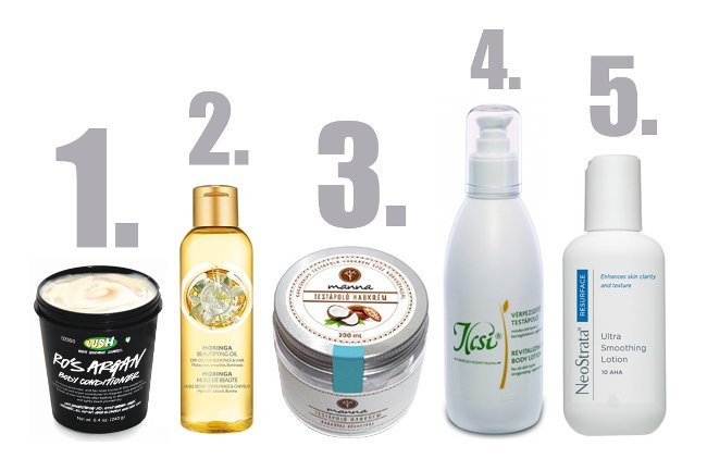 5 különleges testápoló, 5 különböző nőnek - SZÉPSÉG - Bőrápolás - bőr, szépség, termékajánló, testápolás, 