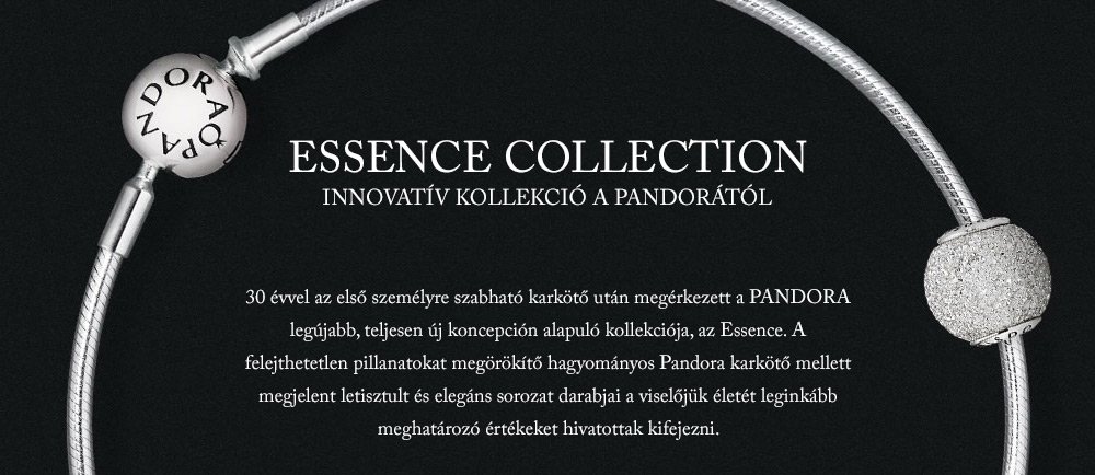 Innovatív kollekció a Pandorától -  -  - ékszer, Essence Collection, PANDORA, 