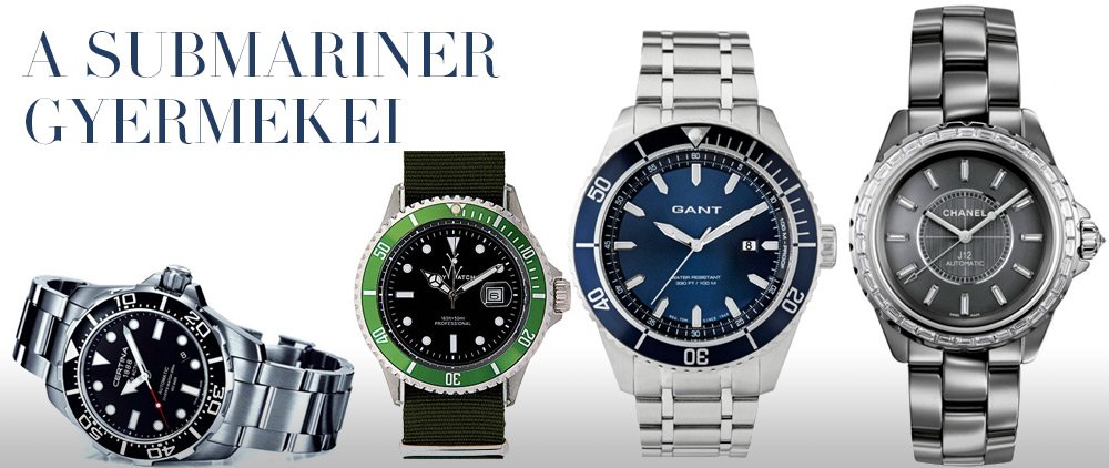 A Submariner gyermekei -  -  - óra, Rolex Submariner, 