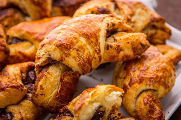 Nagyon vajas, nagyon csokis croissant - STYLELIFE - Gasztronómia - a mi konyhánk, croissant, gasztro, recept, 