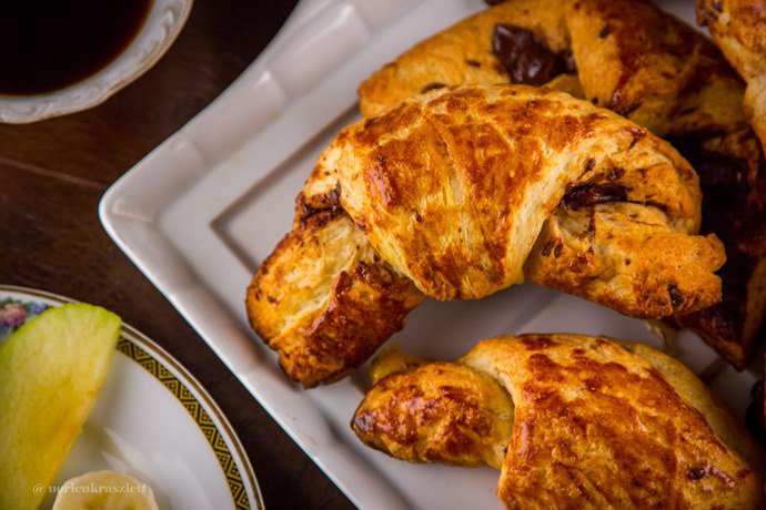 Nagyon vajas, nagyon csokis croissant - STYLELIFE - Gasztronómia - a mi konyhánk, croissant, gasztro, recept, 